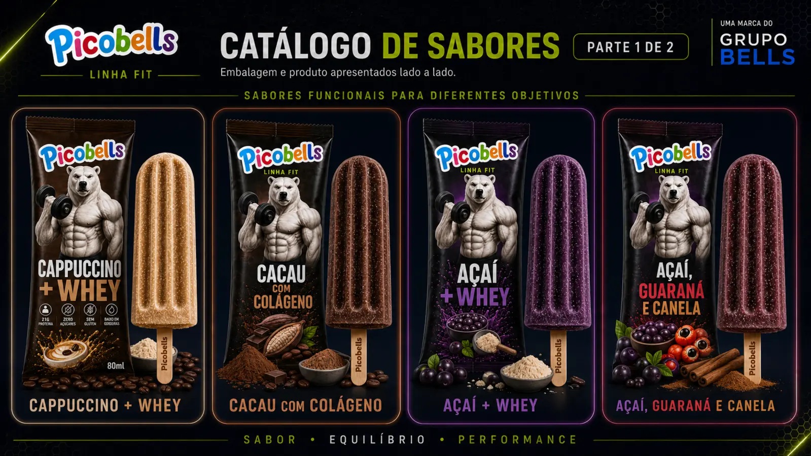 PicoBells Pistache — embalagem